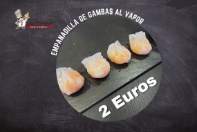 Empanadilla de gambas al vapor (4 Uds)