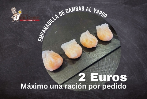 Cresta de gamba al vapor (4 Uds)